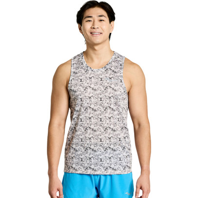Saucony Stopwatch Graphic Singlet Heren