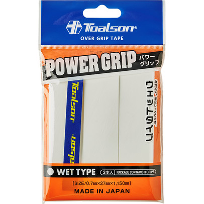 Toalson Power Overgrip 3 St. Wit