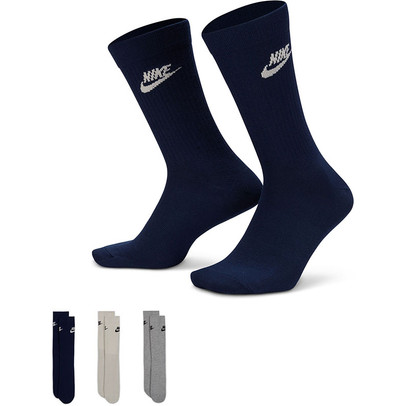 Nike Essential 3-Pack Crew Strumpor