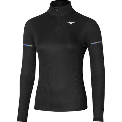 Mizuno Dryaeroflow Long-Sleeve Half-Zip Damen