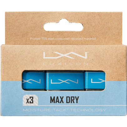 Luxilon Max Dry Overgrip 3-Pack Green