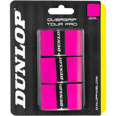 Dunlop Overgrip Tour Pro 3 St. Roze