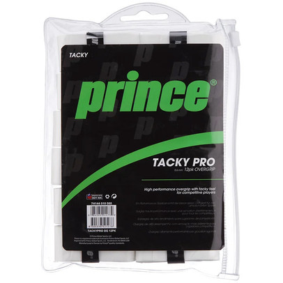 Prince Tackypro Overgrip 12-pack White
