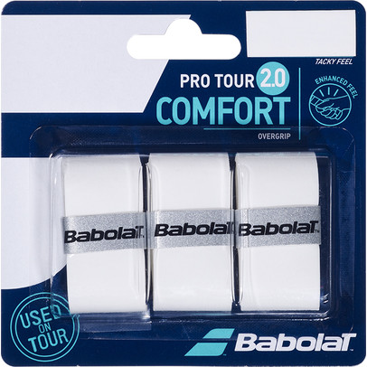 Babolat Pro Tour 2.0 Overgrip 3-Pack White