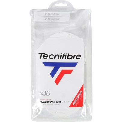 Tecnifibre Players Pro Feel Overgrip 30-Pack white