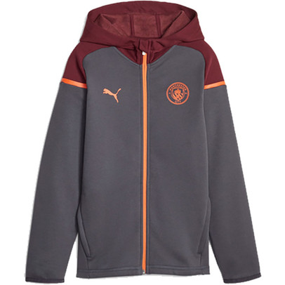 Puma Manchester City Casuals Hooded Jacket Kids