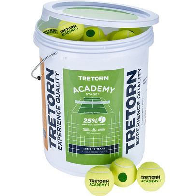 Tretorn Academy Groen 72 Ball Bucket