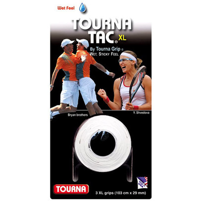Tourna Tac Overgrip 3 Pcs. White