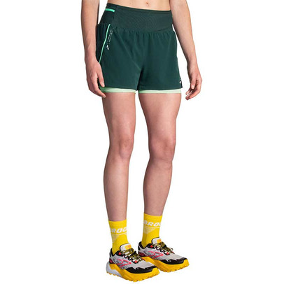Brooks High Point 3" 2-in-1 Short 2.0 Dames