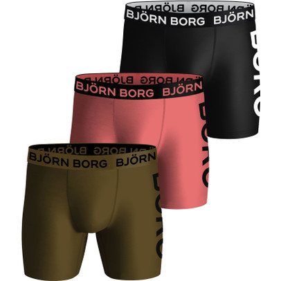 Björn Borg Performance Boxer Herr 3-pack