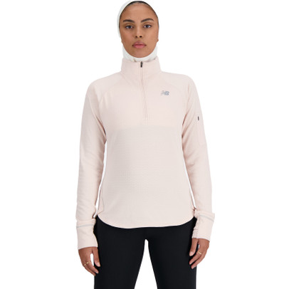 New Balance Heat Grid Half-Zip Longsleeve Damen