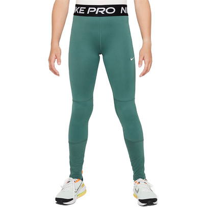 Green nike pro leggings discount