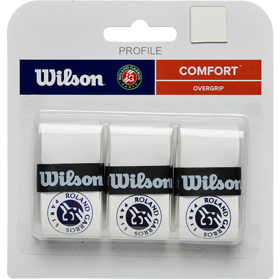 Wilson Pro Roland Garros Overgrip 3-Pack White