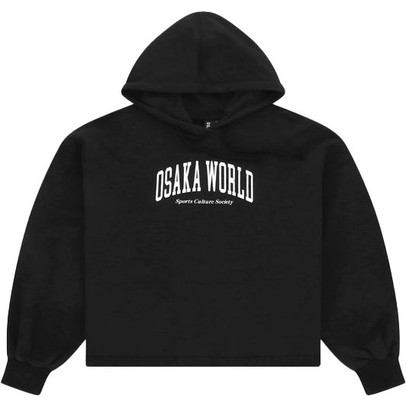 Osaka women cropped hoodie - college