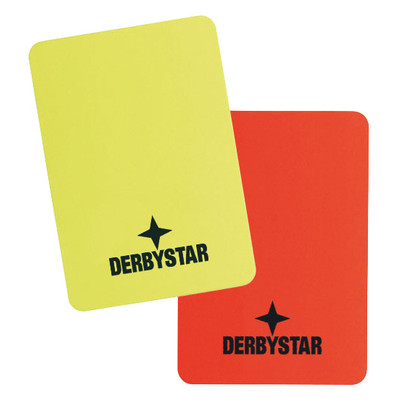 Derbystar rote/gelbe Karten