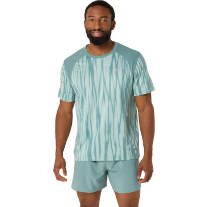 ASICS Road All Over Print T-Shirt Heren