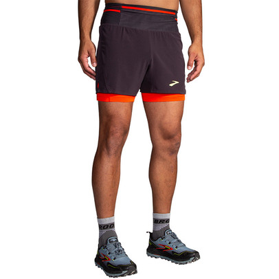 Brooks High Point 5" 2-in-1 Short 2.0 Heren