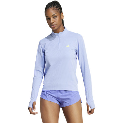 adidas Adizero 1/4-Zip T-Shirt Dames