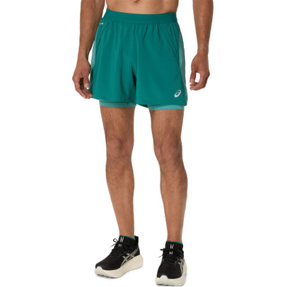 ASICS Road 2in1 5'' Short Heren