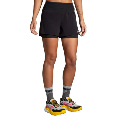 Brooks High Point 3" 2-in-1 Short 2.0 Dames
