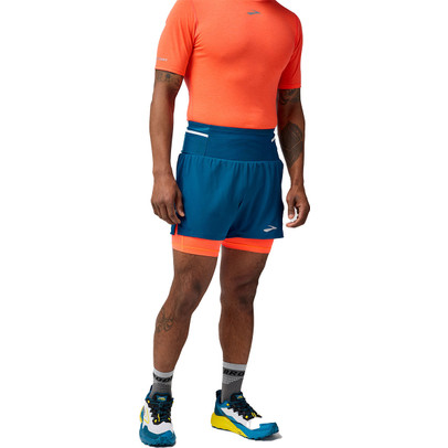 Brooks High Point 5" 2-in-1 Short 2.0 Heren