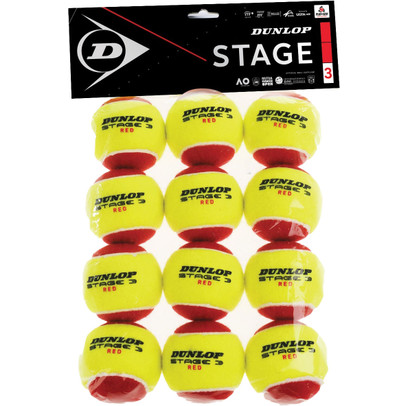 Dunlop Stage 3 Rood/Geel 12 st.