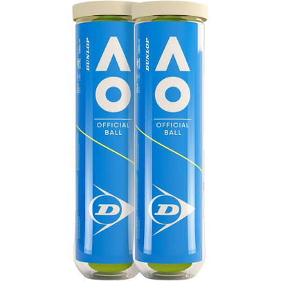 Dunlop Australian Open 2x4 Stk. Bi-Pack