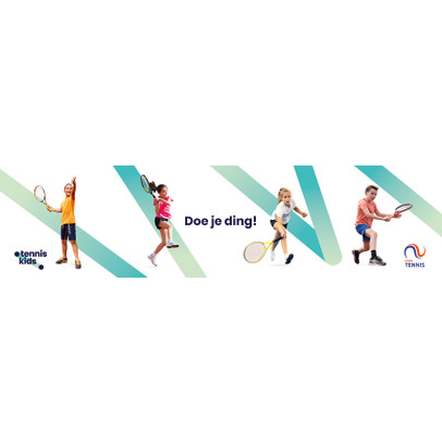 KNLTB Banner Mesh 100x400c