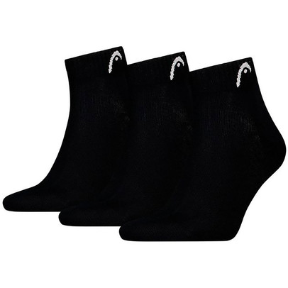 HEAD Unisex Quarter 3-Pack Strumpor