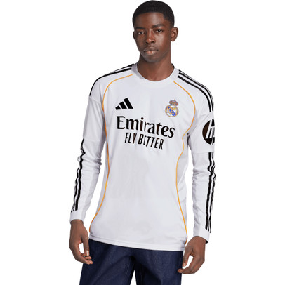 adidas Real Madrid Home Shirt Longsleeve