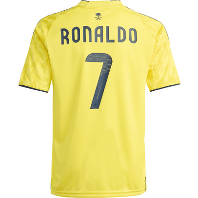adidas Al Nassr Ronaldo Home Shirt Kids