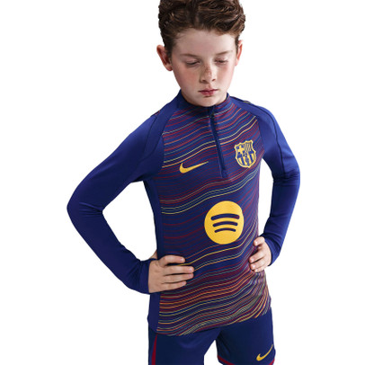 Nike FC Barcelona Pre-Match Strike Drill Top Kids
