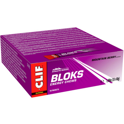 Clif® Blok Energy Chew Mountain Berry (18 stuks)