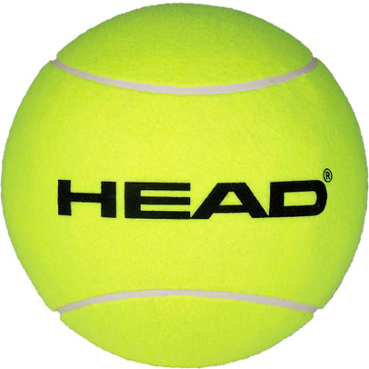 HEAD Giant Inflatable Ball Gelb