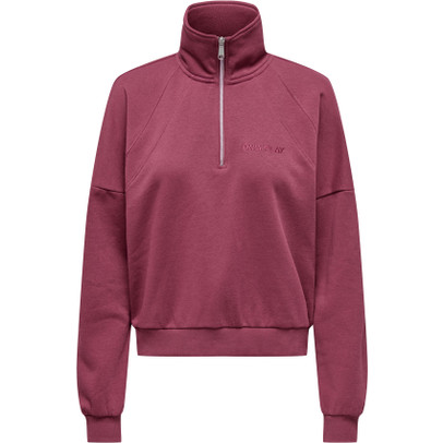 Only Play Alena Life High Neck Zip Brush Sweat