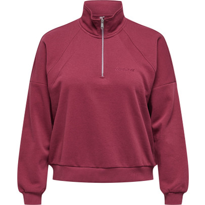 Only Play Alena High Neck Zip Sweat Curvy