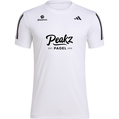 Adidas Club 3 Stripes Tee Peakz Padel
