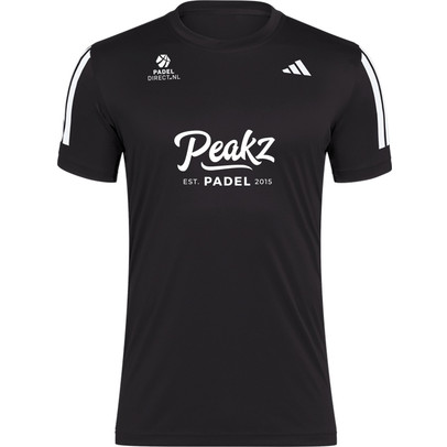 Adidas Club 3 Stripes Tee Peakz Padel