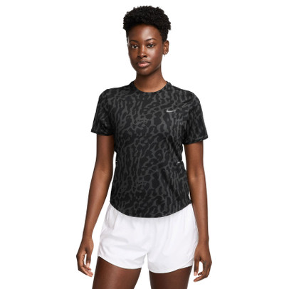 Nike T Shirt Dames Nike Dri-Fit Regular T-Shirt Women Black Tennis