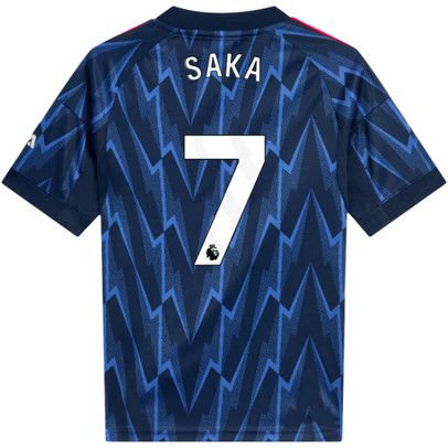 adidas Arsenal Away Kit Saka 7 Kids