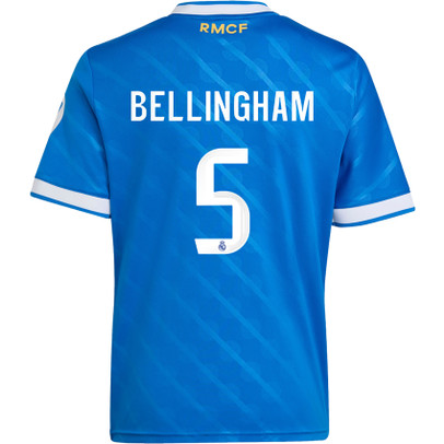 adidas Real Madrid 3rd Shirt Bellingham 5 Kids