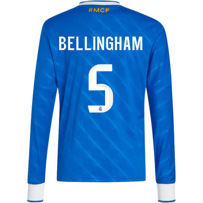 adidas Real Madrid 3rd Shirt Lang Bellingham Kids