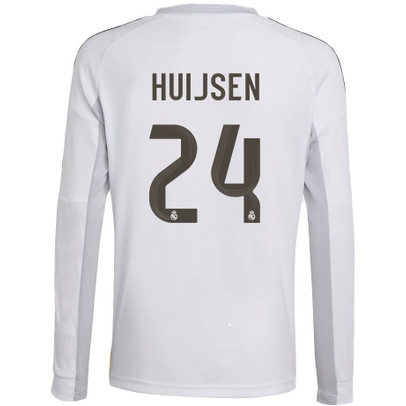 adidas Real Madrid Thuis Longsleeve Huijsen Kids