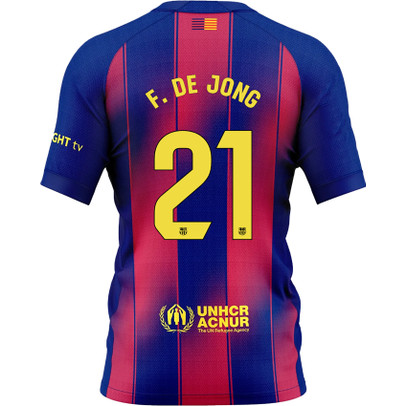 Nike FC Barcelona Thuis Shirt F. de Jong 21 Dames