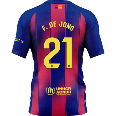 Nike FC Barcelona Thuis Shirt F. de Jong 21 Kids