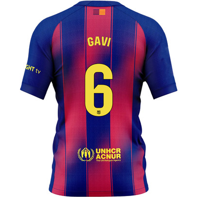 Nike FC Barcelona Match Thuis Shirt Gavi 6