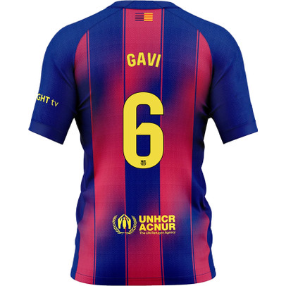 Nike FC Barcelona Thuis Shirt Gavi 6 Dames