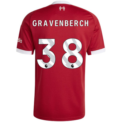 adidas Liverpool Home Kit Gravenberch 38