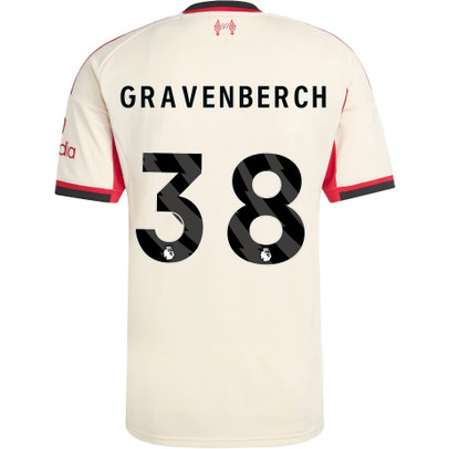 adidas Liverpool Uit Shirt Gravenberch 38
