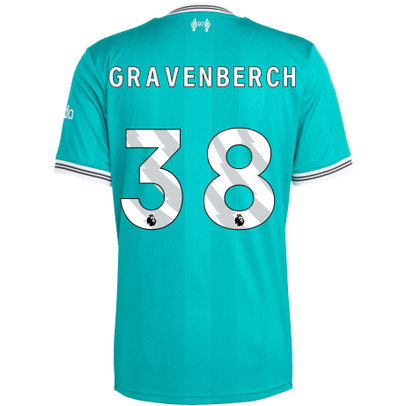 adidas Liverpool 3rd Shirt Gravenberch 38